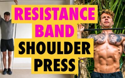 How to do a Resistance Band Shoulder Press exercise