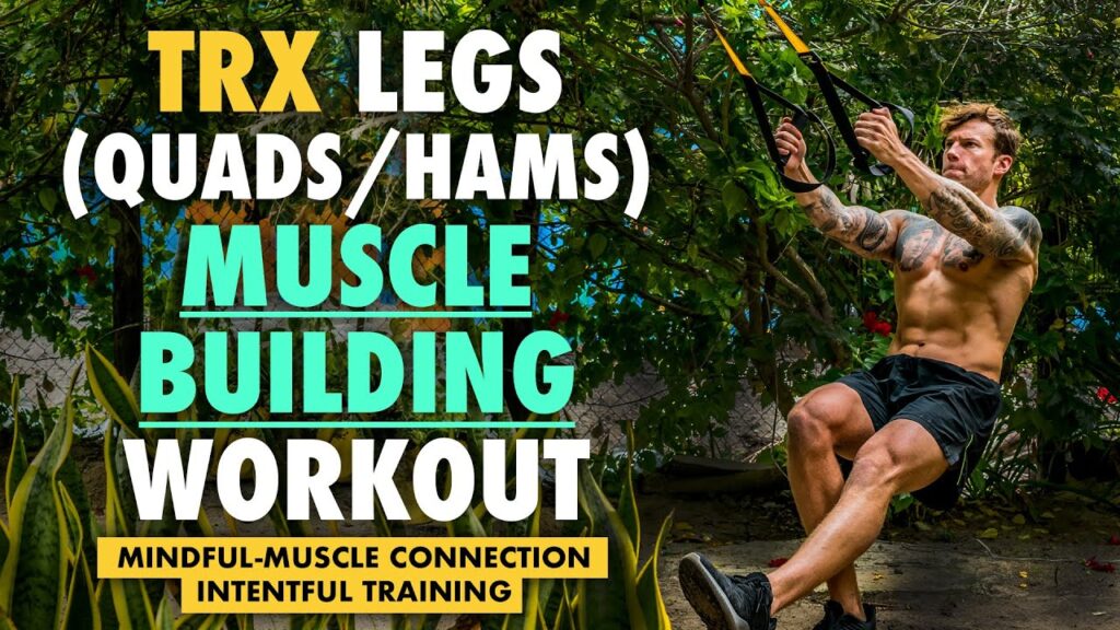 Full TRX leg day workout with guidance and technique explanation