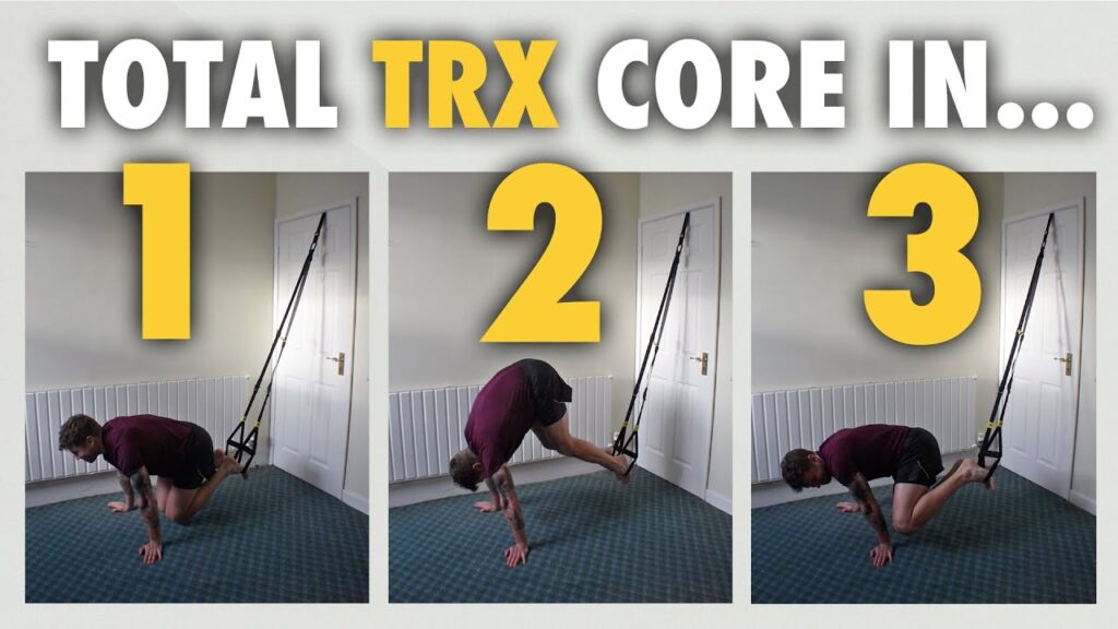 Daily 5 min 3 TRX Exercise Workout Flow for Abs