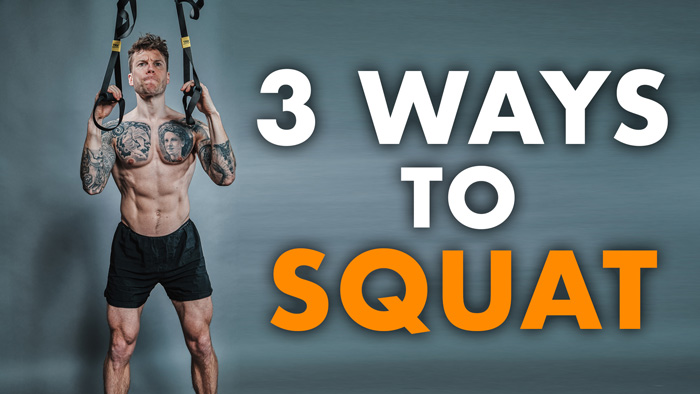Are TRX Squats Effective? - 3 Ways to Squat (Suspension Training at Home)