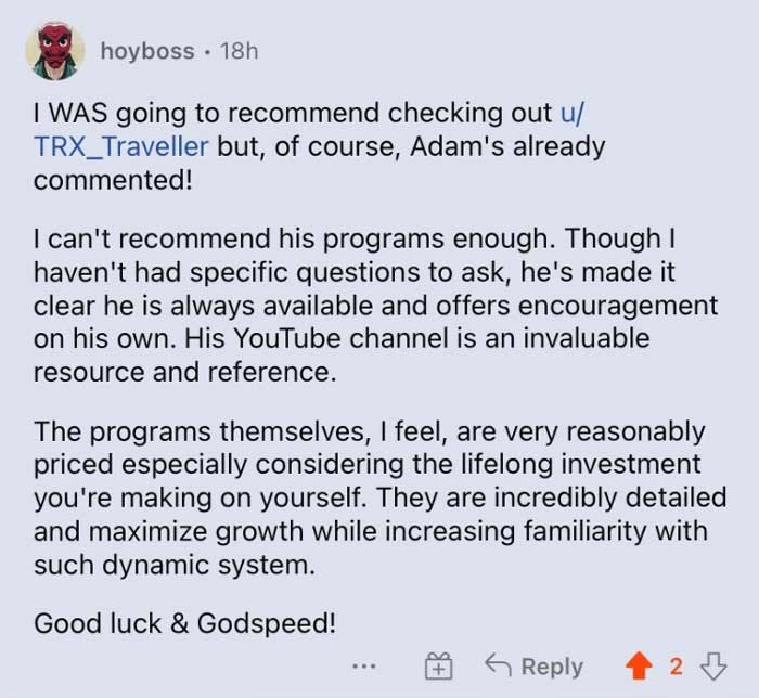 TRX Traveller Adam Atkinson Workout Program reviews