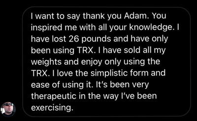 Review for Fitness Freedom Athletes with Adam TRX Traveller