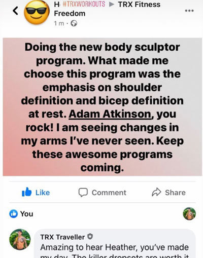 TRX Beginner Total Body Transformation Program