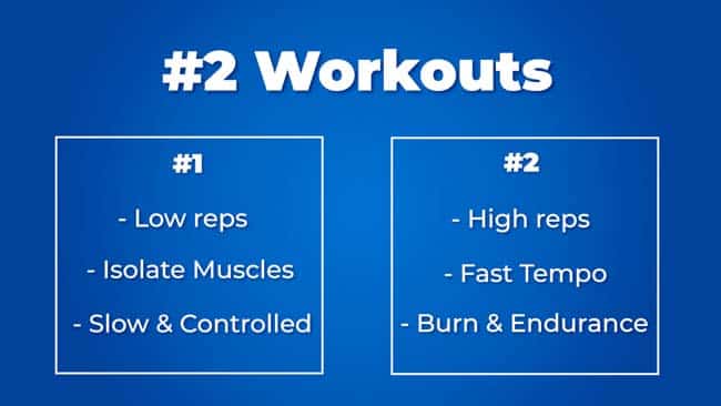 Workout 2 high reps and fast