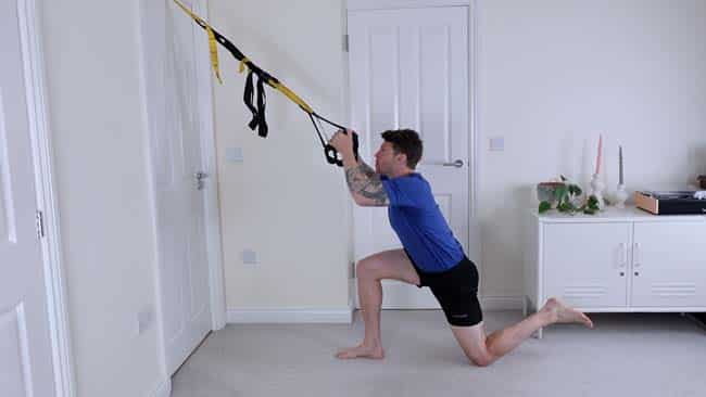 TRX lunge exercise