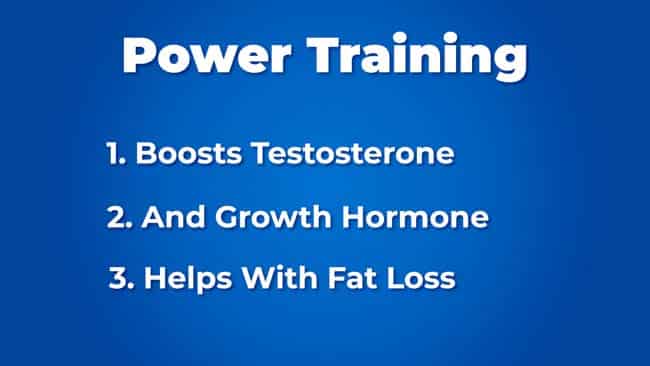 Power training boosts testosterone