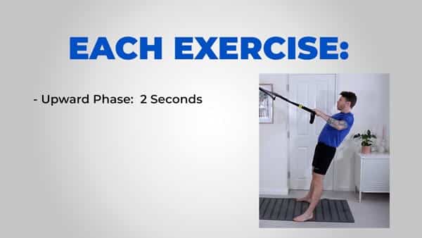 exercise step 1 for how to build muscle using a TRX