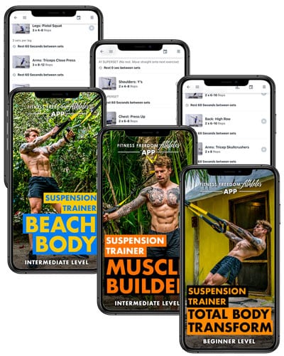 Fitness Freedom Athletes Suspension Trainer and Resistance Band Workout Programs and exercises