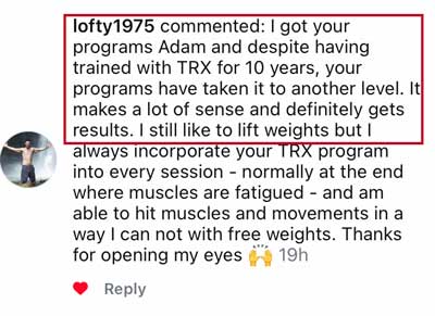 Instagram review fitness freedom athletes