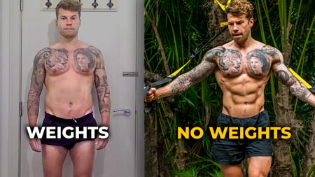 How i built lean muscle using just a TRX suspension trainer