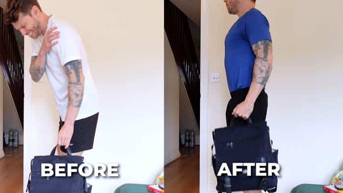 Strong shoulders vs weak shoulders