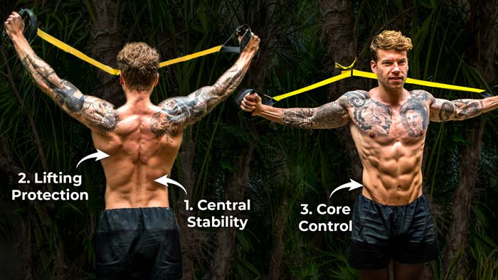 3 TRX Core Exercises That Turn Your Spine Into STEEL