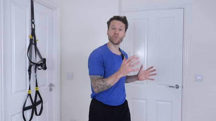 standing core exercises for TRX